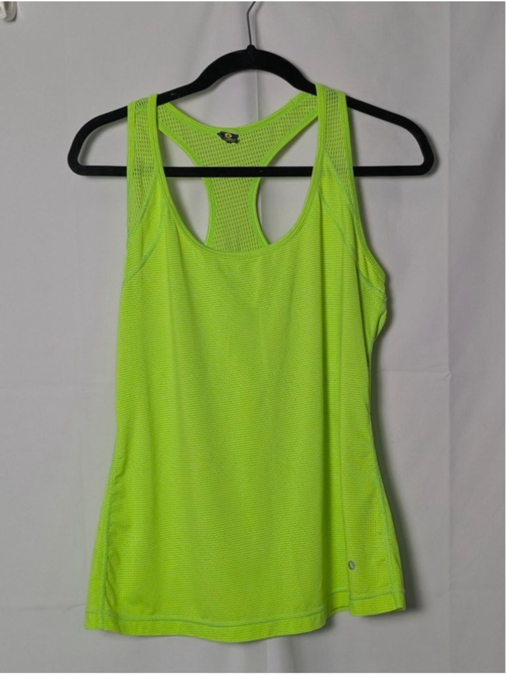 Xersion Neon Green Racerback Athletic Tank Top Size L